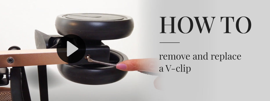 How to remove and replace a V-clip