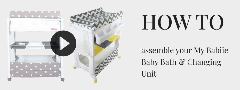 How to assemble your My Babiie Changing Unit
