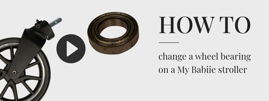 How to change a wheel bearing on a My Babiie Stroller
