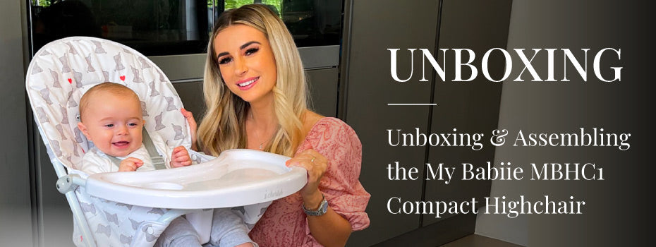 Unboxing and Assembling the My Babiie MBHC1 Compact Highchair