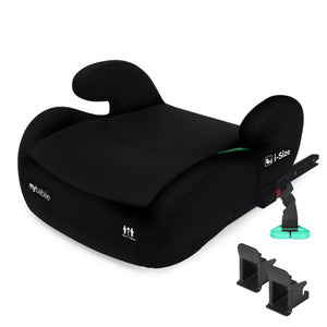 My Babiie MBCSB20 - Silla elevadora infantil ISOFIX, R129 i-Size 125-150 cm (Grupo 3, aprox. 6 a 12 años) - Negro