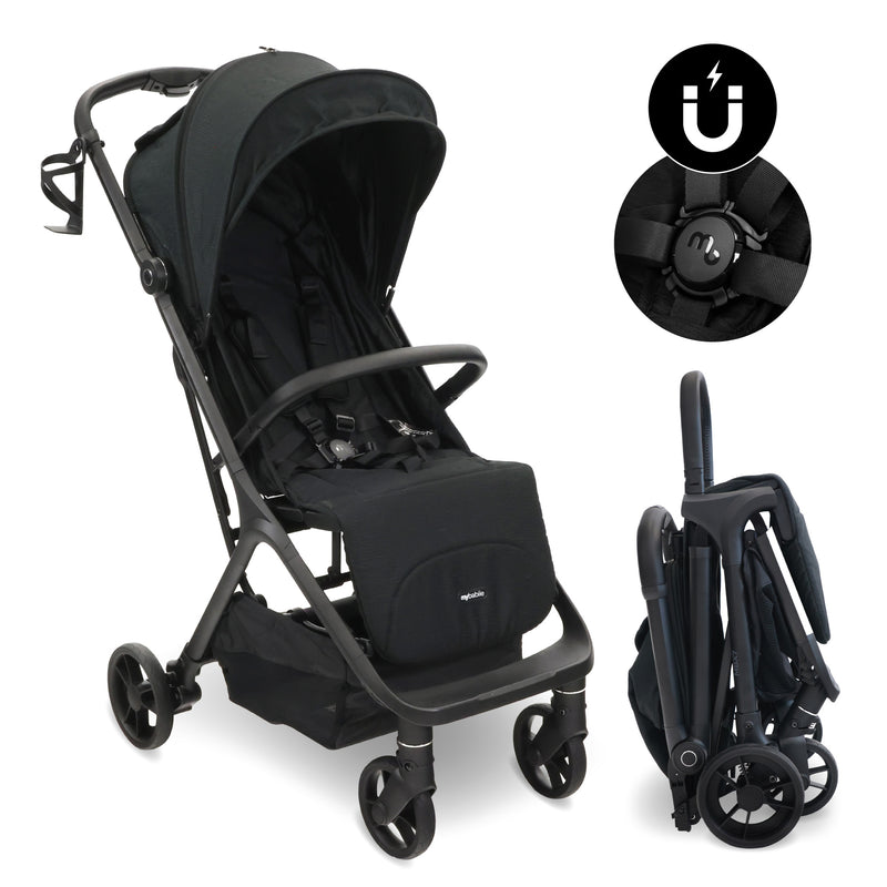 MBX7 Cochecitos plegables automáticamente - Negro
