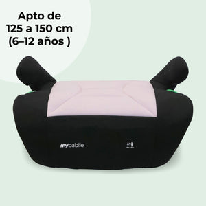 My Babiie Asiento elevador para coche My Babiie MBCS 10 (125-150 cm), color rosa y negro
