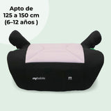 My Babiie Asiento elevador para coche My Babiie MBCS 10 (125-150 cm), color rosa y negro