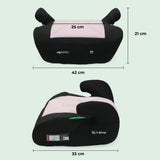 My Babiie Asiento elevador para coche My Babiie MBCS 10 (125-150 cm), color rosa y negro