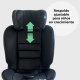 My Babiie Asiento de coche MBCS200 Spin R129 con anclaje superior - Negro