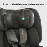 My Babiie Asiento de coche MBCS200 Spin R129 con anclaje superior - Negro