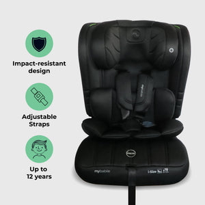 Asiento de coche MBCS50 Toddler to Booster R129 - Negro