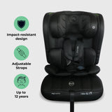 Asiento de coche MBCS50 Toddler to Booster R129 - Negro