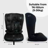 Asiento de coche MBCS50 Toddler to Booster R129 - Negro