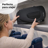My Babiie MBCS80 Silla de auto plegable para niños pequeños con ISOFIX (R129) - Negra