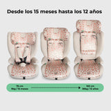 My Babiie MBCS75 Asiento infantil para coche con ISOFIX (R129) - Leopardo rosa