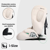 My Babiie MBCS75 Asiento infantil para coche con ISOFIX (R129) - Leopardo rosa