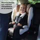 My Babiie MBCS75 Asiento infantil para coche con ISOFIX (R129) - Leopardo rosa