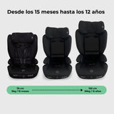 My Babiie MBCS75 Toddler to Booster R129 Asiento de coche con ISOFIX - Negro