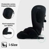 My Babiie MBCS75 Toddler to Booster R129 Asiento de coche con ISOFIX - Negro
