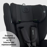 My Babiie MBCS75 Toddler to Booster R129 Asiento de coche con ISOFIX - Negro