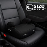 My Babiie MBCSB20 - Silla elevadora infantil ISOFIX, R129 i-Size 125-150 cm (Grupo 3, aprox. 6 a 12 años) - Negro