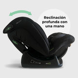 My Babiie Asiento de coche convertible 2 en 1 MBCS100 R129 - Negro