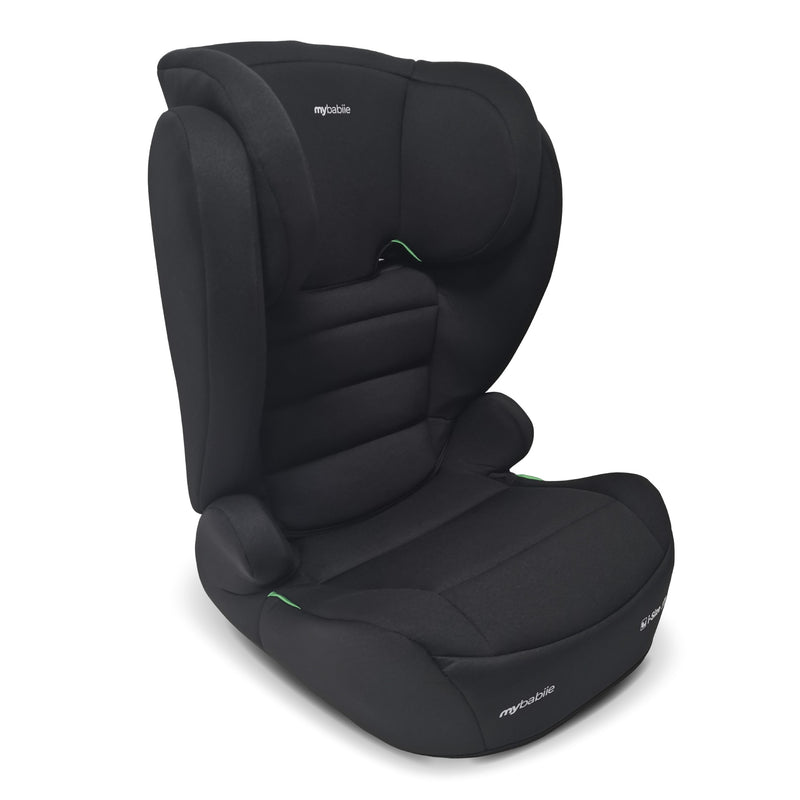 Asiento elevador para coche MBCSB30 i-Size (100-150 cm) con respaldo alto - Negro