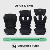MBCSB40 i-Size (100-150cm) High Back Booster ISOFIX Car Seat - Black