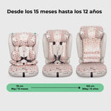 Asiento de coche MBCS50 Toddler to Booster R129 - Leopardo rosa