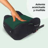 My Babiie MBCSB20 - Silla elevadora infantil ISOFIX, R129 i-Size 125-150 cm (Grupo 3, aprox. 6 a 12 años) - Verde Bosque