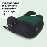 My Babiie MBCSB20 - Silla elevadora infantil ISOFIX, R129 i-Size 125-150 cm (Grupo 3, aprox. 6 a 12 años) - Verde Bosque