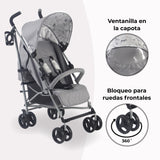 MB02 Silla de Paseo Ligera - Estampado de safari