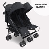 MB12 Silla de paseo gemelar - Negro