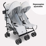 My Babiie MB12 Silla de paseo gemelar - Gris