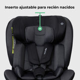 MBCS400 Spin R129 Car Seat with Support Leg - Black