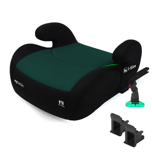 My Babiie MBCSB20 - Silla elevadora infantil ISOFIX, R129 i-Size 125-150 cm (Grupo 3, aprox. 6 a 12 años) - Verde Bosque