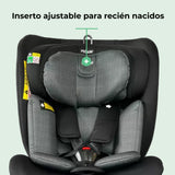 MBCSSPIN i-Size (40-150cm) Asiento de coche giratorio - Espiga negra