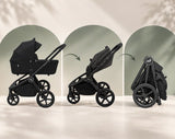 MB450 ARC Onyx Black: carrito con capazo plegable y accesorios