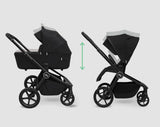 MB450 ARC Onyx Black: carrito con capazo plegable y accesorios