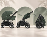 MB450 ARC Himalayan Green: carrito con capazo plegable y accesorios