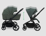 MB450 ARC Himalayan Green: carrito con capazo plegable y accesorios