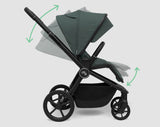 MB450 ARC Himalayan Green: carrito con capazo plegable y accesorios