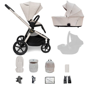 MB450 ARC Royal Ivory: carrito con capazo plegable y accesorios