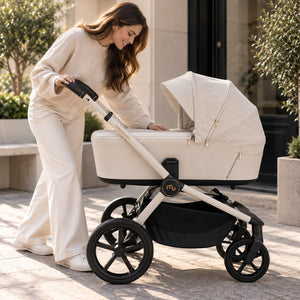MB450 ARC Royal Ivory: carrito con capazo plegable y accesorios
