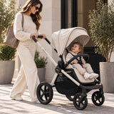 MB450 ARC Royal Ivory: carrito con capazo plegable y accesorios