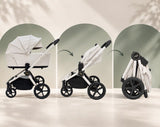MB450 ARC Royal Ivory: carrito con capazo plegable y accesorios
