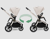 MB450 ARC Royal Ivory: carrito con capazo plegable y accesorios