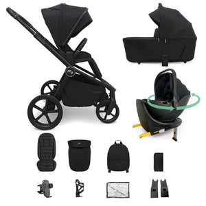 MB450 ARC — Carrito 3 en 1 con portabebés giratorio y base ISOFIX — Onyx Black