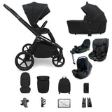 MB450 ARC — Carrito 3 en 1 con portabebés giratorio, silla infantil y base ISOFIX — Onyx Black