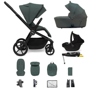 MB450 ARC — Carrito 3 en 1 con portabebés y base ISOFIX — Himalayan Green