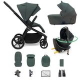 MB450 ARC — Carrito 3 en 1 con portabebés giratorio y base ISOFIX — Himalayan Green