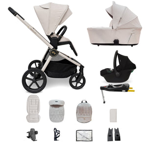 MB450 ARC — Carrito 3 en 1 con portabebés y base ISOFIX — Royal Ivory