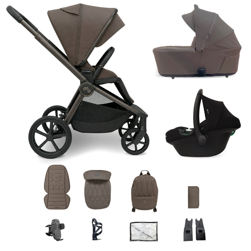 MB450 ARC — Carrito 3 en 1 con portabebés i-Size — Mocha Atelier